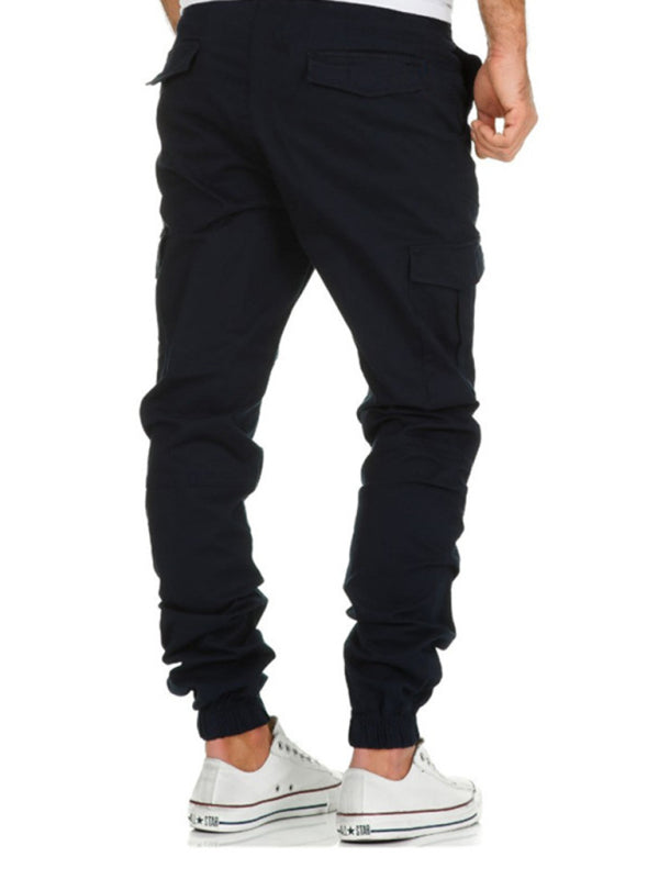 Men's Cargo Pocket Drawstring Pants