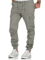 Men's Cargo Pocket Drawstring Pants