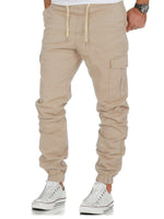 Men's Cargo Pocket Drawstring Pants