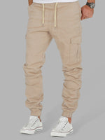 Men's Cargo Pocket Drawstring Pants