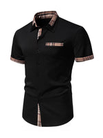 Short-Sleeved and Button Down Shirt for Men