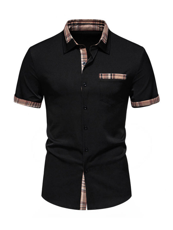 Short-Sleeved and Button Down Shirt for Men