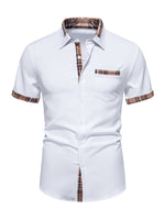 Short-Sleeved and Button Down Shirt for Men